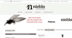 Desktop Screenshot of nieblaeditorial.com